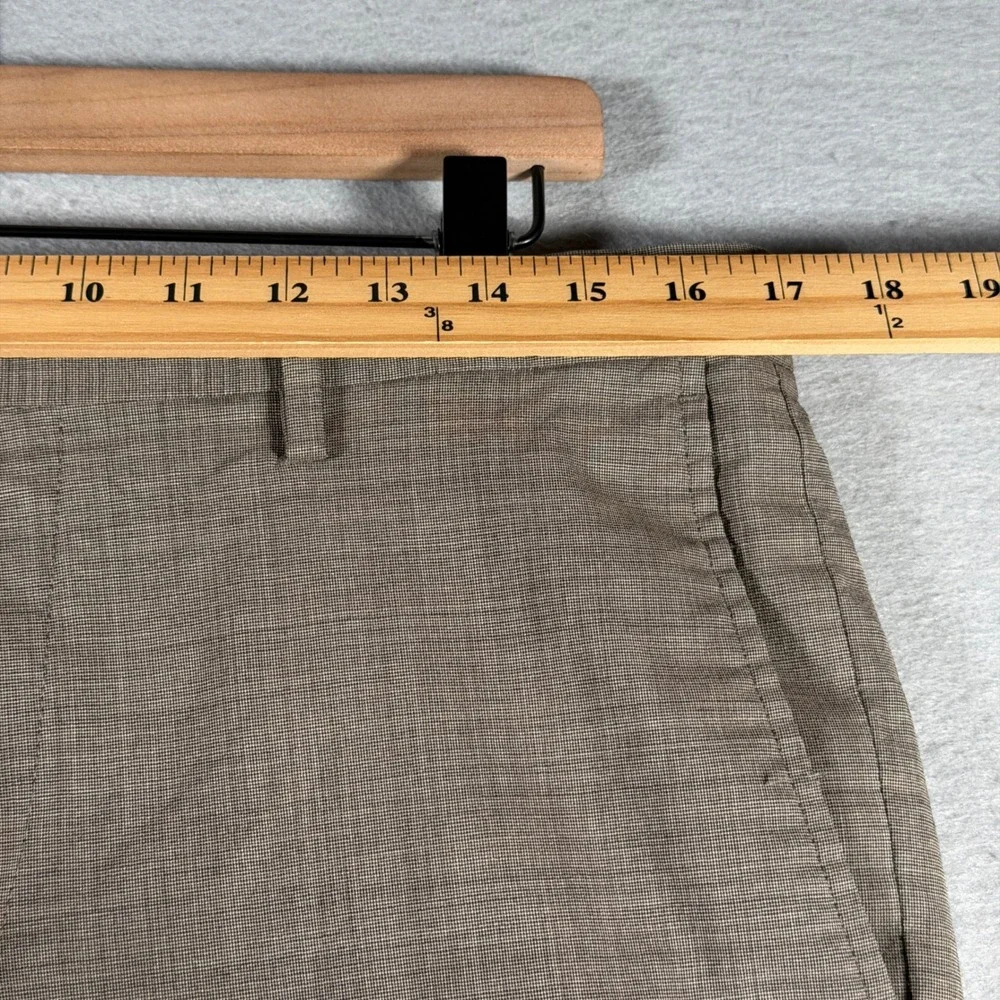 Banana Republic Mens Slim Fit Wool Blend Light Brown Dress Pants 33x30 485886